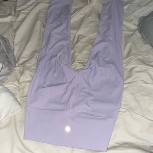 Never worn ever lulus! Lavender color great for high activity workouts